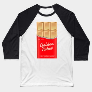 Golden Ticket Chocolate Baseball T-Shirt